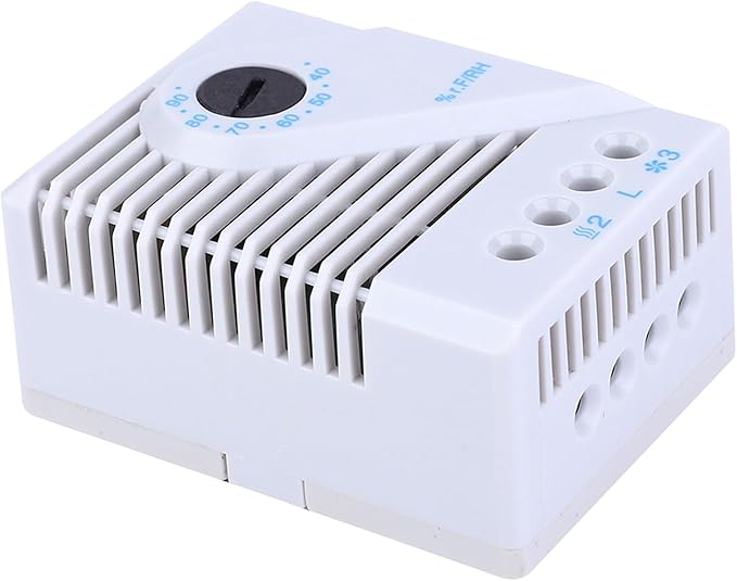 Humidity Controller, Mechanical High Strength PC Material Box/Cover with 12-250V Wide Voltage Input, Hygrostat for Humidity Regulation in Electronic Enclosures and Fan Heaters (MFR012) - Image 8