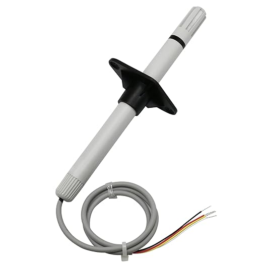 Tzone Temperature and Humidity Sensor 4-20 mA Temp Humidity Transmitter, Industrial Temperature Sensor 4-20ma Analog Humidity Transmitter Wall Mounted -40℃ to 60℃ for Greenhouse HVAC Lab PLC and DCS - Image 4