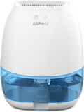 Dehumidifiers for Home, 34 oz Small Dehumidifier for Room, Quiet Dehumidifiers for Bathroom, Bedroom, RV, Closet with Auto Shut Off, 7 Colors Night Light by AlohaAir