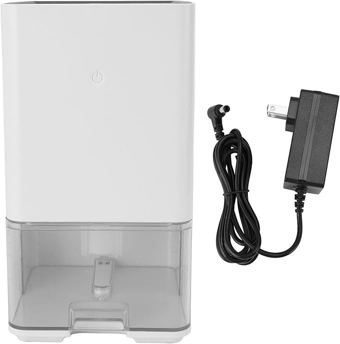 Dehumidifier for Home, 40W 1.2L Water Tank Precise Sensor Auto Stop Dehumidifier with Clothes Drying Function, Suitable for Bedroom(323sq. ft) Basement (US Plug) - Image 9