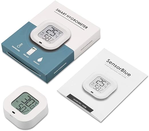 Wireless Thermometer Hygrometer for iPhone/Android, Smart Bluetooth Humidity Temperature Sensor with Alarm and Data Storage for Green House Guitar Camera Storage Humidor Incubator Monitor - Image 6
