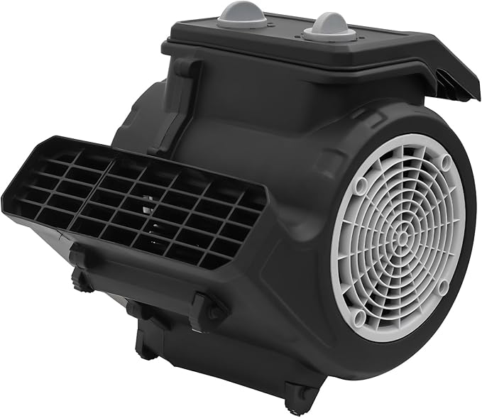 TFCFL Floor Drying Fan, Portable Floor Blower Fan with 3-Speeds & 3 Blowing Angles, For Janitorial, Plumbing, Home, Commercial, Industrial Use (Black) - Image 4