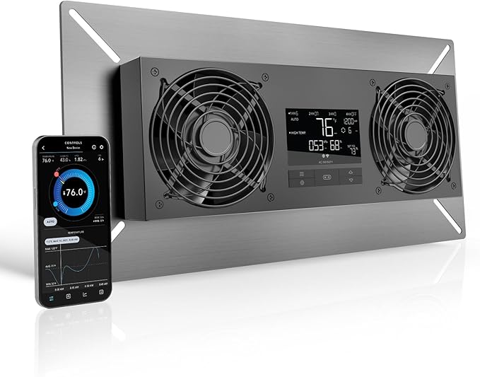 AC Infinity AIRTITAN T8-N, Crawlspace Basement Ventilator Fan, WiFi App-Compatible Temperature Humidity Controller, IP-55 Rated, Intake by ACInfinity