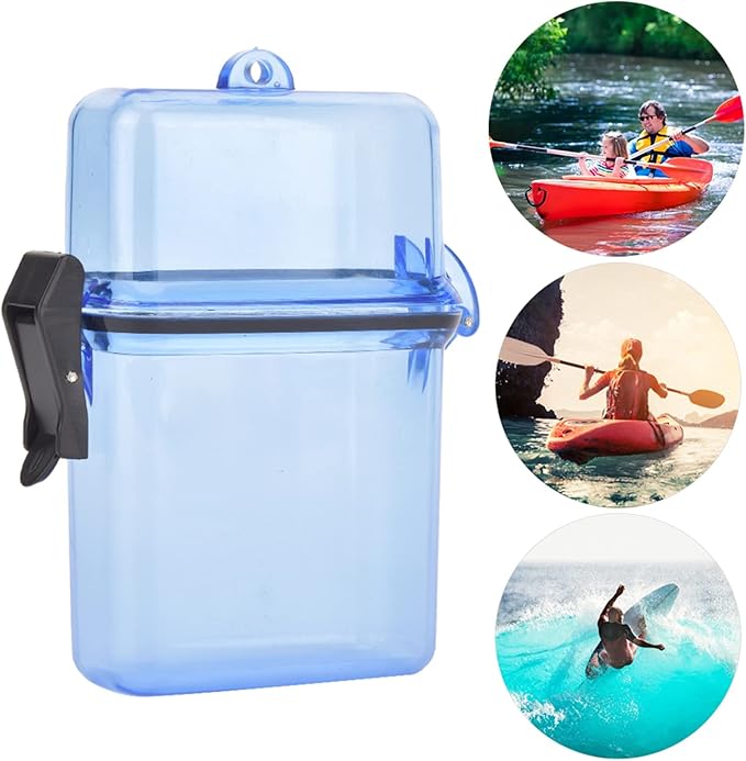 Diving Dry Boxes Diving, Dry Box, Plastic Transparent Underwater Kayak Sealing Box with Rope Hook for Surfing Canoe Kayak - Image 8