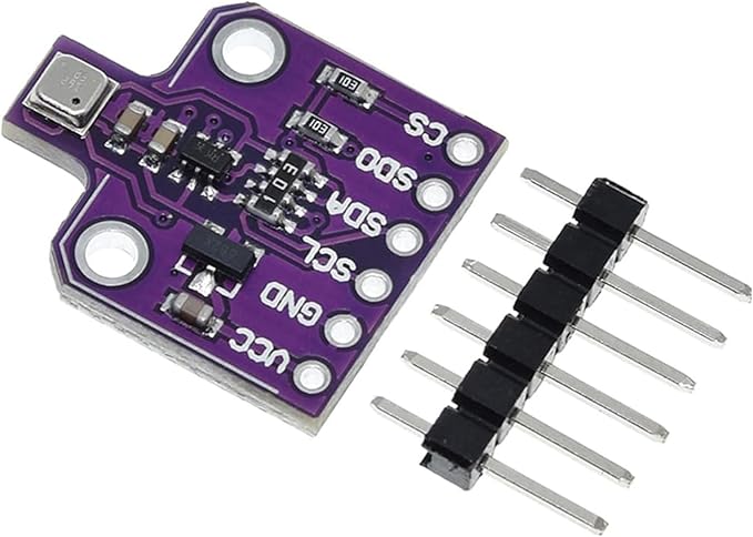 2 packs BME680 Digital 4-in-1 Environmental Sensor Module - Temperature/Humidity/Barometric Pressure/VOC Gas Monitoring via I2C/SPI, High Precision (±3%),5V DC - Image 3