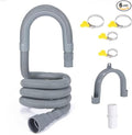 PinkCross Universal Washing Machine Drain Hose Extension, Flexible Washer & Dishwasher Hose, Portable Sink & Dehumidifier Pipe, Corrugated Plastic Hose with Clamp (16.4ft) by Unknown