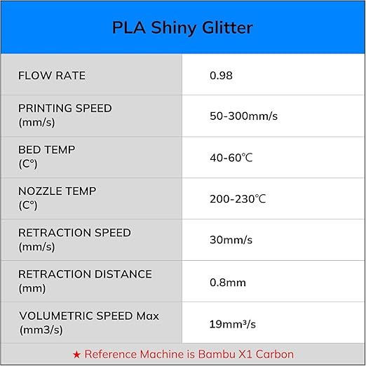 AMOLEN 2kg PLA Pack Glitter Gold & Glitter Silver 3D Printer Filament 1.75mm Shiny Gold Shiny Silver with Sparkles and Glitters Pla 2KG Pack Dimensional Accuracy - Image 9