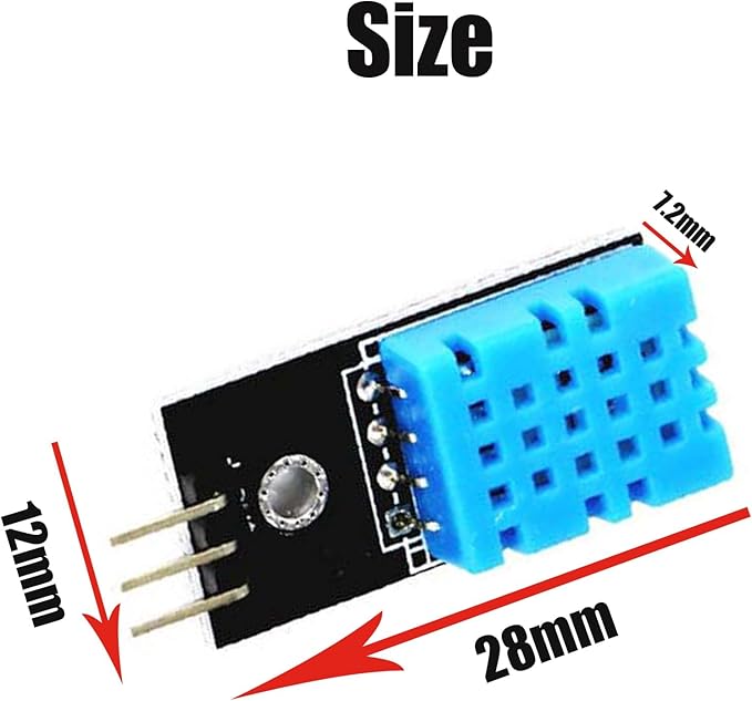 DHT11 Temperature and Humidity Sensor Module Digital Temperature and Humidity Sensor Temperature Measurement Range -20-50 ℃ Delivery Dupont Line (10 pcs) - Image 3