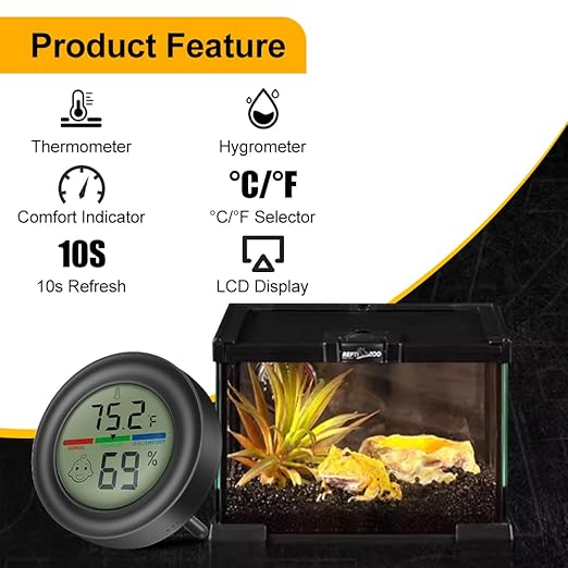 Digital Hygrometer Indoor Thermometer Humidity Meter Room Temperature Hydrometer Monitor Gauge for 3D Printer, Home, Office, Greenhouse, Incubators - Image 3