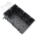 MAKERELE 3 Gang Adjustable Electrical Outlet Box Plastic, 49 Cubic Inch Adjustable Electrical Junction Box, Grey PVC Outlet Wall Electrical Box, ETL Certified(1 Pack) by MAKERELE