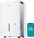 Midea 1,500 Sq. Ft. Energy Star Certified Dehumidifier With Reusable Air Filter 22 Pint - Ideal For Basements, Large & Medium Sized Rooms, And Bathrooms (White) by Makeyourselfathome
