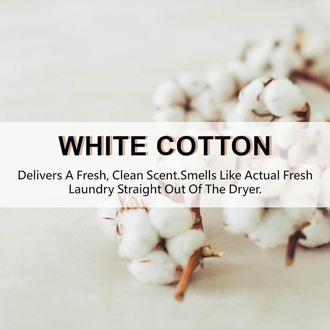 ROSE COTTAGE Large 12 Packs White Cotton Hanging Closet Deodorizer Air Freshener Long Lasting Scented Sachets Smell Goods for House - Image 7