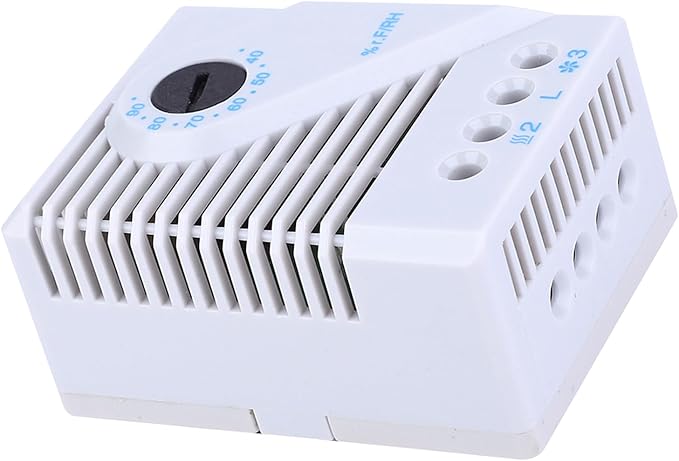 Humidity Controller, Mechanical High Strength PC Material Box/Cover with 12-250V Wide Voltage Input, Hygrostat for Humidity Regulation in Electronic Enclosures and Fan Heaters (MFR012) - Image 3