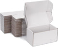 Small Shipping Boxes 8x4x4 Inch (25 Pack) - Sturdy White Corrugated Cardboard Boxes for Small Business, Ecommerce, Mailing & Packaging | Recyclable Gift & Storage Boxes by DUZCLI