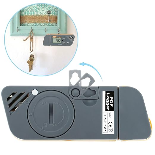 USB Temperature Humidity Data Logger Recorder with Atmospheric Pressure Sensor IP65 Waterproof High Accuracy with Generate PDF and CSV Reports - Image 5