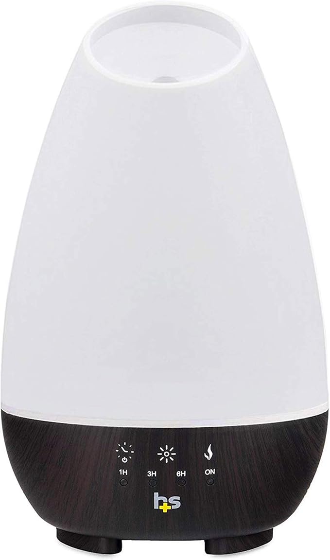 HealthSmart Essential Oil Diffuser, 500ML, Large Room Coverage | Adjustable Timer | Multiple Mist Modes | 7 LED Colors | Pack of 2 - Image 2
