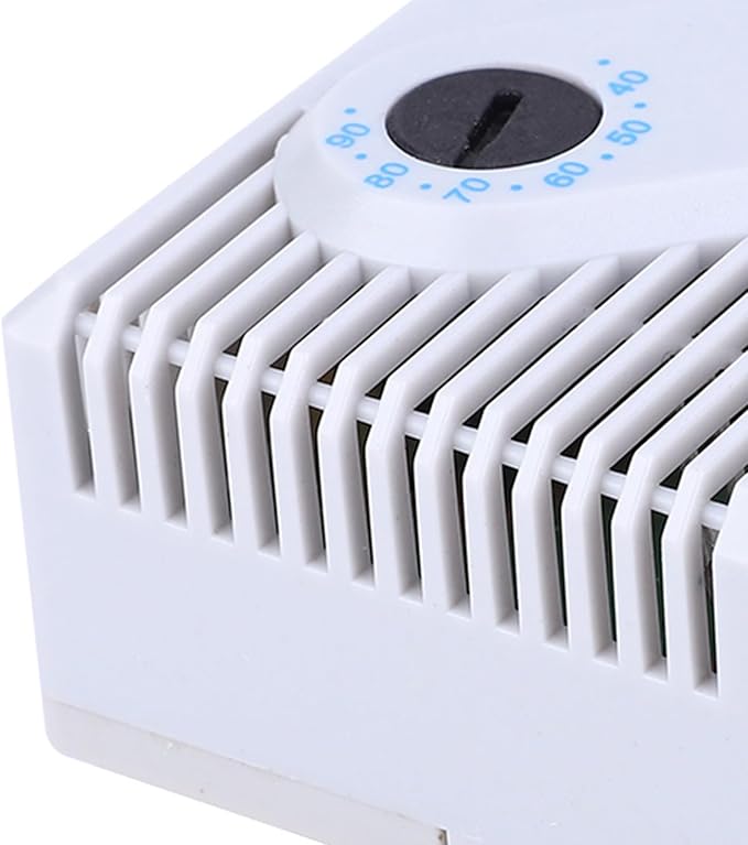Hapivida Mechanical Humidity Controller Hygrostat, MFR012 23 Pole Terminal 35mm Rail Mount PC Material Case with HeatResistant High Impact for Fan Heater TV Cabinet Humidity Contro - Image 8