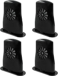 4 Pcs Acoustic Guitar Humidifier, Black Guitar Humidifier Instrument Humidifier for Prevent Cracking by Bonsicoky