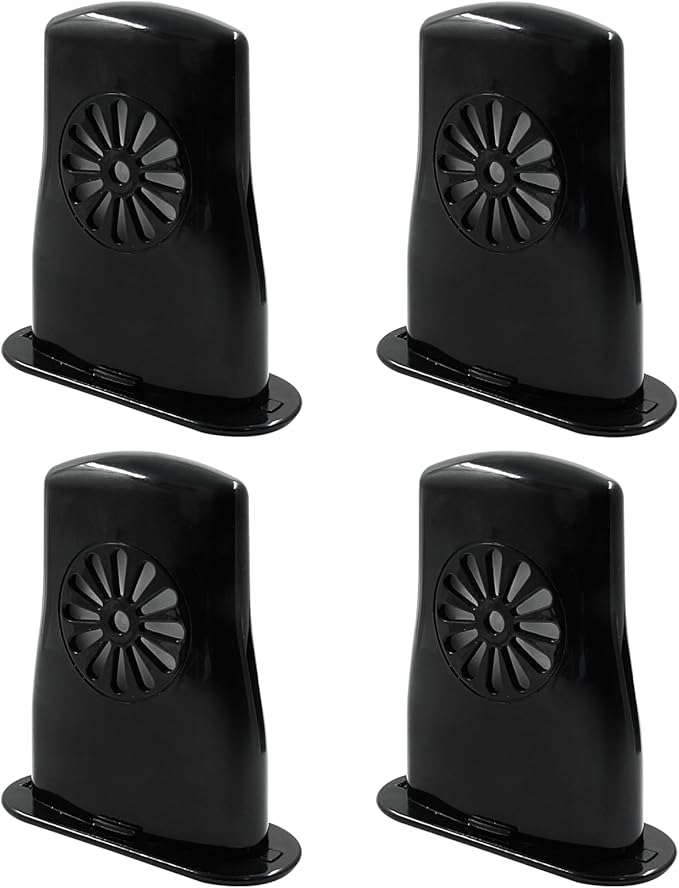 4 Pcs Acoustic Guitar Humidifier, Black Guitar Humidifier Instrument Humidifier for Prevent Cracking by Bonsicoky
