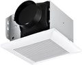Bathroom Exhaust Fan 110 CFM Very Quiet with Matel Housing, Ceiling Mount Ventilation Fan Large Air-flow Capacity, Energy-Saving Household Bath Vent Extractor, White Plastic Grille by JOEAONZ