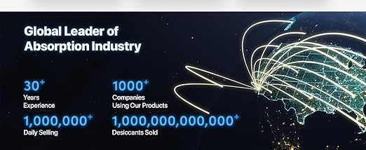 "Dry & Dry" [3.7 LBS] Premium Orange Indicating Silica Gel Desiccant Beads(Industry Standard 3-5 mm) - Rechargeable Silica Gel Beads(3.7 LBS) - Image 8