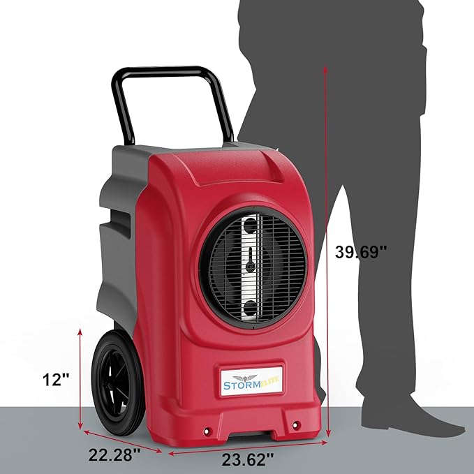 ALORAIR 270 Pints Commercial Dehumidifier with Pump, Whole House Dehumidifiers for Large Room, Industrial Large Dehu with Drain Hose for Basement, Water Damage Restore, Limited 5 Years Warranty - Image 7