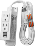 Gun Safe Power Outlet Kit, Briidea Gun Safe Accessory Electrical Outlet with USB for Interior Dehumidifiers and Lights, White by briidea