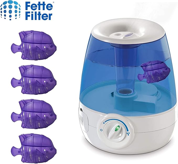 Fette Filter - Universal Humidifier Tank Cleaner Compatible with Drop, Droplet, Adorable, Warm & Cool Mist Humidifiers Tanks and Fish Tanks. Compare to Protec Kaz PC1F - Pack of 4 - Image 4