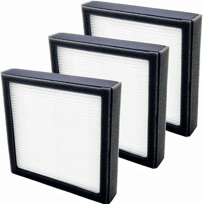 (3-Pack) Replacement True HEPA Filters Compatible with Afloia AQ8 Q8/ Honati/Hysure Q7/Tenergy Sorbi DH02 Air Purifier 2-in-1 Dehumidifier(1000ML),H13 Air Clean Dust VOCs - Image 2
