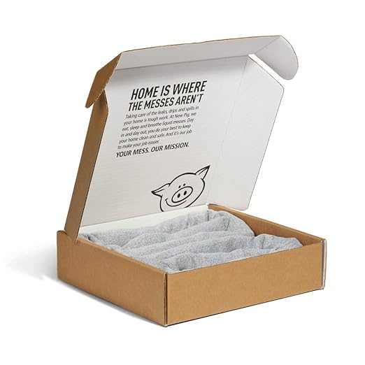 PIG Dryer-Safe Reusable Water Absorbent Sock - 2 Pack - 3" x 38" - Absorbs Up to 34 oz per Sock - Gray - PM50672 - Image 2