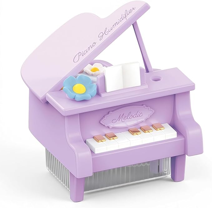 Portable Mini humidifie,350mL Cool Mist Humidifie,1200mAh Quiet for Home/Nursery/Office,Portable Mini Air Moisturizer,rechargeable mini humidifier (Purple) by Unknown