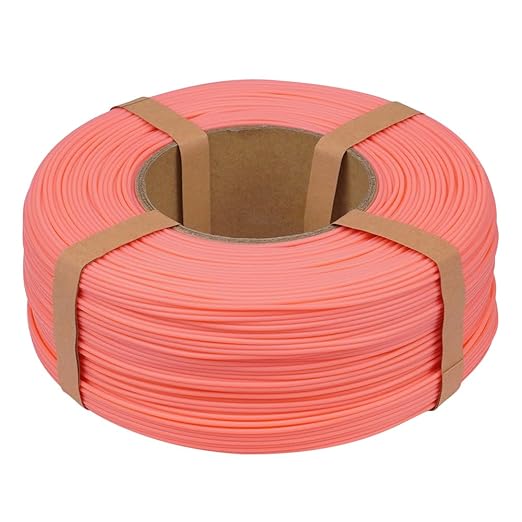 Inland V2 PLA PRO (PLA+) 3D Printer Filament Refill, 1.75mm Spooless Filament, Dimensional Accuracy +/- 0.03mm, 1KG (2.2lbs) Pink Refill for Inland Reusable Spools, Bambu Lab Compatible - Image 3