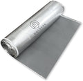 3-in-1 Acoustic Premium Floor Underlayment - 200 sqft Roll - 3mm Thick EVA with Silver Foil Vapor Barrier - Moisture Barrier, Thermal Insulation, Sound Insulation (Green Protect) by HOLNURY
