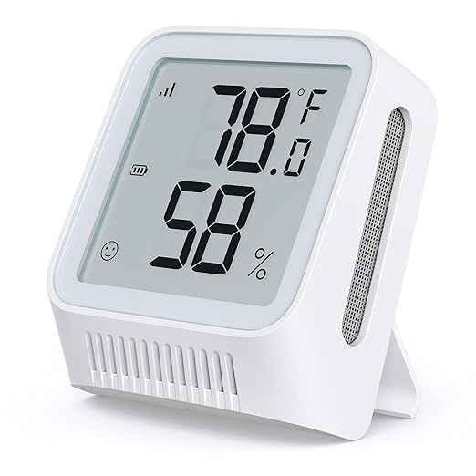 X-Sense WiFi Thermometer Indoor Hygrometer, Digital Temperature Sensor with App Control, Notification Alerts, Temperature Humidity for Bedroom, SBS50 Base Station Required (Not Included) by X-Sense