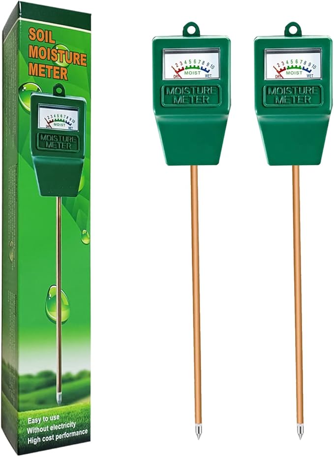Soil Moisture Meter,2 Pack Plant Hygrometer Moisture Sensor Plant Water Monitor for Potted Plants,Garden,Farm, Lawn(No Battery Needed) - Image 7