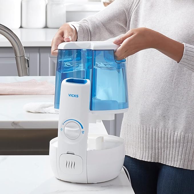 Vicks VUL600C CoolRelief Filter Free Cool Mist Humidifier, White - Image 9