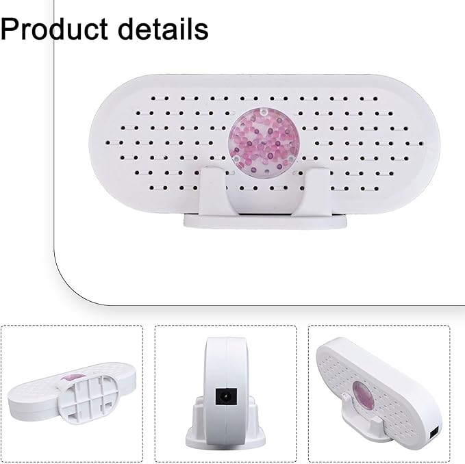 for Mini Air Dryer Portable Electric Dehumidifier USB Rechargeable for Closet Storage Cabinet Shoe Rack Bookshelf Moisture Absorber 1-5 Pack - Image 8