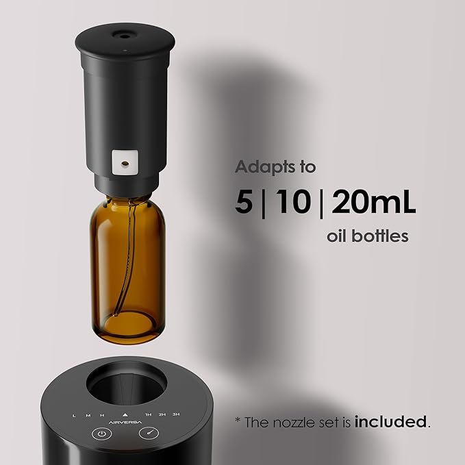Airversa Replacement Nozzle with Raised Grippable Top, Easy Pull-Out Design, Same as AN6 (20 mL, Black) - Image 2