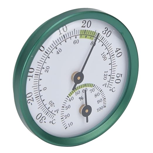 Mini Indoor Thermometer Hygrometer, 2 in 1 Temperature Humidity Meter No Battery Required Mini Wall Hanging Thin Temperature Humidity Monitor Gauge - Image 9