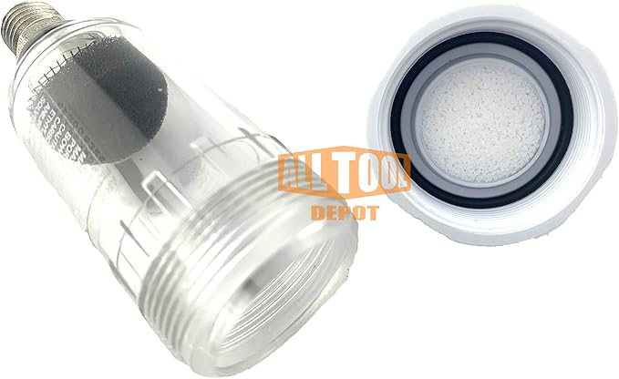 1/4" NPT Mini Compressed Air In Line Filter Desiccant Dryer Moisture Water Separator - Image 3
