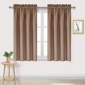 DWCN Blackout Curtains Room Darkening Thermal Insulated Bedroom Curtains Window Curtain Panels, 42 x 54 inches Long, Set of 2 Khaki Rod Pocket Drapes by DWCN