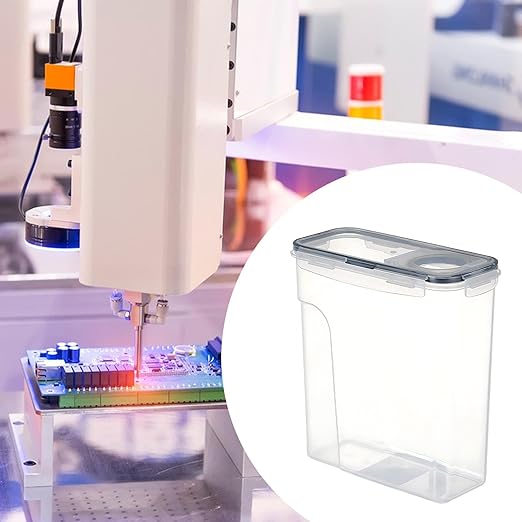 3D Printer Filament Dryer Box Food Storage Container Waterproof Dustproof Storage Box Sealed Tank for 1kg Filament and Pla Filament Kitchen, Black no Holder, as described - Image 2