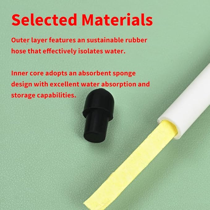 Cello Humidifier for 4/4 and 3/4 Size - F-Hole Moisture Tube with High-Absorption Sponge - Helps Prevent Wood Cracking and Warping (12.99 Inch, Milky White) - Image 5