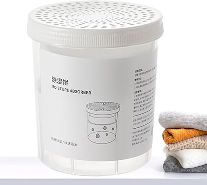 Damp Moisture Absorber - Compact Humidity Trap, Portable Odor Eliminator | Refillable Dehumidification Accessories, Effective Closet and Bathroom Dehumidifier, Safe Storage Protection for Shoes, Cloth - Image 8