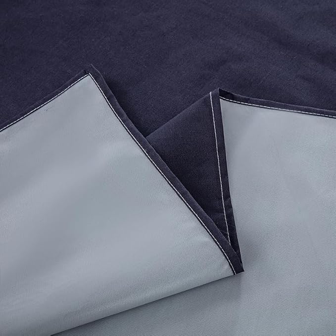 WenBags Lightweight Waterproof Flat Sheet 90 * 98 Inches King Size - Mattress Protector for Bed & Couch, Pet Hair Resistant Cover Ideal for Dogs & Cats, Perfect for Hotels & Hospitals (Navy Blue) - Image 6