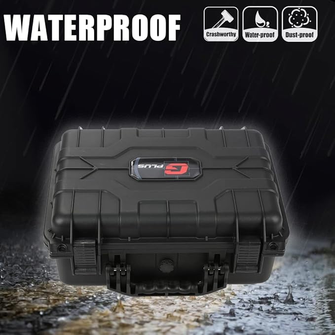 G-PLUS Graded Card Storage Box Compatible with BGS PSA SGC FGS Weatherproof Graded Sports Trading Cards(Large, Black) - Image 2