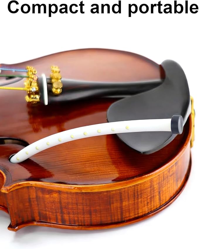 Violin Humidifier, Rubber Portable Violin and Viola Moisture F Hole Humidifier Tube Practical Musical Dampit Instrument Humidity Gift Maintenance Accessory for Cracking Prevention (White) - Image 3