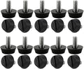 uxcell M6 x 13 x 20mm Furniture Glide Leveling Feet Adjustable Leveler Floor Protector for Chair Sofa Leg 20 Pack by uxcell