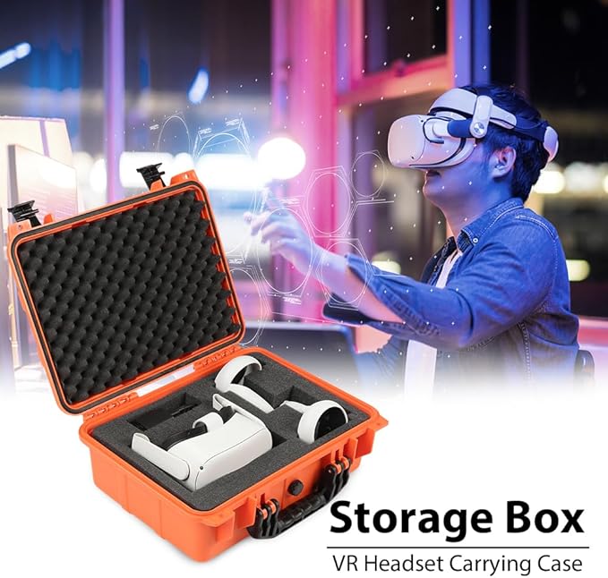 G-PLUS Graded Card Storage Box Compatible with BGS PSA SGC FGS Weatherproof Graded Trading Cards Box (Large, Orange) - Image 2