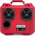 DemerBox: Waterproof, Portable, and Rugged Outdoor Bluetooth Speakers. Loud Sound + Deep Bass, 40+ hr Battery Life, Dry Box + USB Charging, Multi-Pairing Party Mode (Marooga Red, DB2) by DemerBox